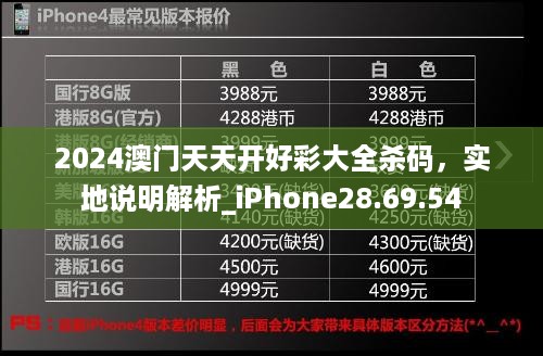 2024澳门天天开好彩大全杀码，实地说明解析_iPhone28.69.54