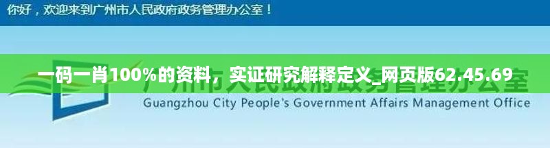 一码一肖100%的资料，实证研究解释定义_网页版62.45.69