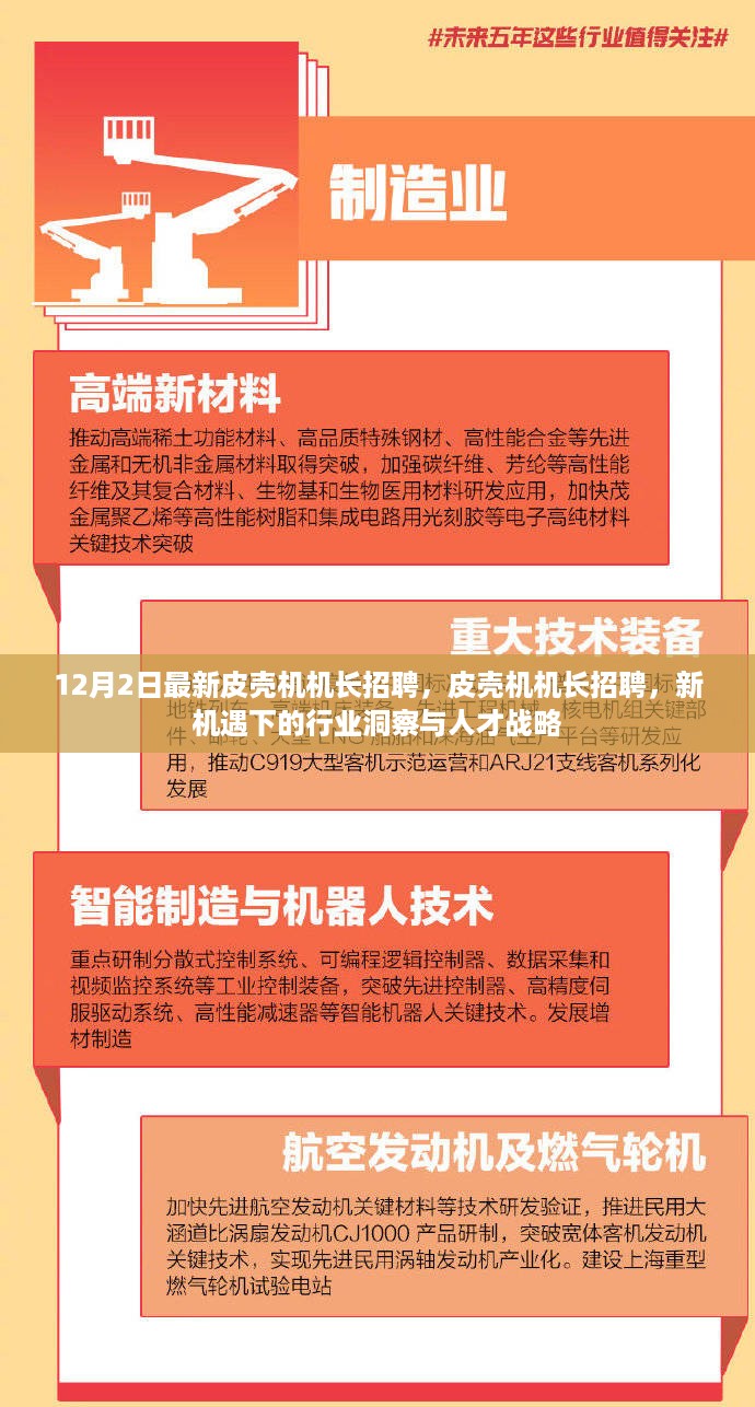 皮壳机机长招聘启事，行业洞察与人才战略新机遇